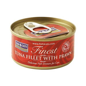 y5̂̓|Cg5{!!&eN[|s!ztBbV4 Lbg FISH4CATS ʋluciGrvTUNA FILLET WITH PRAWN 70gyL Lbgt[h EFbgt[h z
