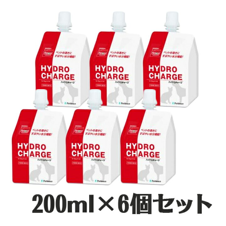楽天市場 ペティエンス ハイドロチャージ 動物用経口補水液 0ml 6個セット 犬用 猫用 脱水症 補水 Tiara Pets