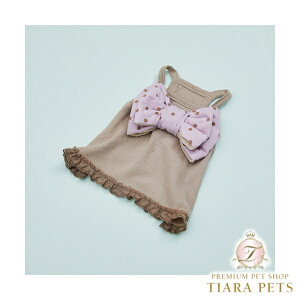 ���C�X�h�b�O louisdog Big Bow Sleeveless/Polka Dots�y���^�� ���� �g�b�v�X �m�[�X���[�u �^���N�g�b�v �Z���u�z