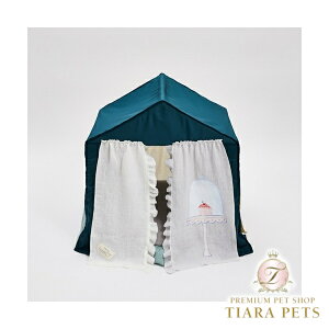 ���C�X�h�b�O louisdog Teal Gleam Peekaboo Frame Cover�y���^�� ���p �x�b�h �n�E�X �t���[�� �J�o�[ �Z���u�z