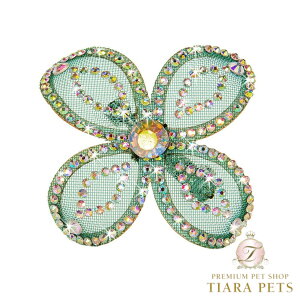 tH[ybcI[ For Pets Only Beryl Green Flower Hairclipyp wAANZT[ Nbv Zuz