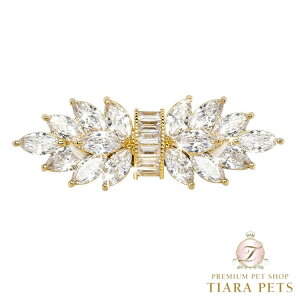 tH[ybcI[ For Pets Only Zircon Beauty Gold Hairclipy^ p wAANZT[ Nbv Zuz