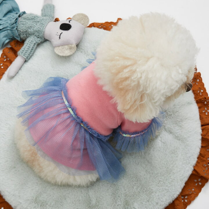 ルイスドッグ Louisdog Couture Dress Sunday ウエア スカート セレブ ドレス ワンピース 小型犬 犬服 送料無料 有名な高級ブランド Sunday