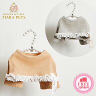 ルイスドッグ louisdog Bebi Lace Top【小型犬 犬服 ウエア トップス Tシャツ カットソー セレブ】 送料…