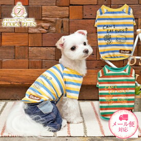 ディーズチャット D's CHAT マルチカラーTシャツ(XS/S)【小型犬 犬服 ウエア トップス Tシャツ カジュアル】