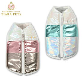 ティノティート TINOTITO キラキラ切替コート(XL/XXL)【犬服 小型犬 ウエア セレブ アウター 上着 ジャケット コート】 送料無料
