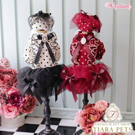 ウーフリンク WOOFLINK AUDREY DRESS【小型犬 犬服 ワンピース ドレス スカート セレブ】