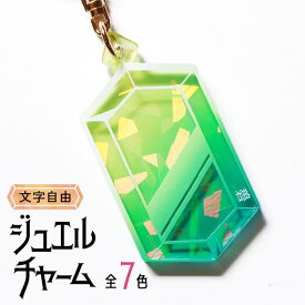 【限定クーポン発行中】 キーホルダー 名入れ 宝石 ジュエル チャーム 推し 文字入れ プレゼント 推し活グッズ 推し活 アクキー 可愛い オタク オリジナル グッズ カラー まとめ買い オーダー TICO ティコ