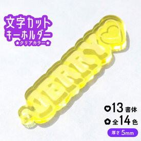 キーホルダー 名入れ 文字カット ホール 推し 文字入れ プレゼント 推し活グッズ 推し活 クリアカラー アクキー 厚さ5mm ダイカット 可愛い オタク オリジナル グッズ カラー メンカラ メンバーカラー ライブ まとめ買い オーダー TICO ティコ