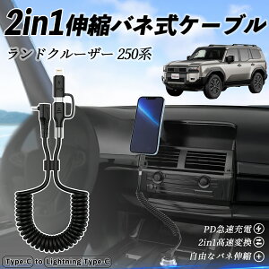 y|Cg10{ zg^ hN[U[ 250n 2in1 USB-A USB-C CgjOP[u J[R[h MFiF Apple Carplay Android Auto iPhone [dP[u PD 27W/60W }[d f[^] 