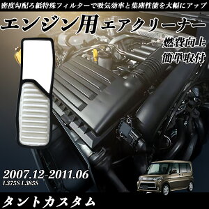 タントカスタム L375S L385S エアフィルター エアクリーナー エアーフィルター エンジン 交換用 高品質 燃費改善 ticar