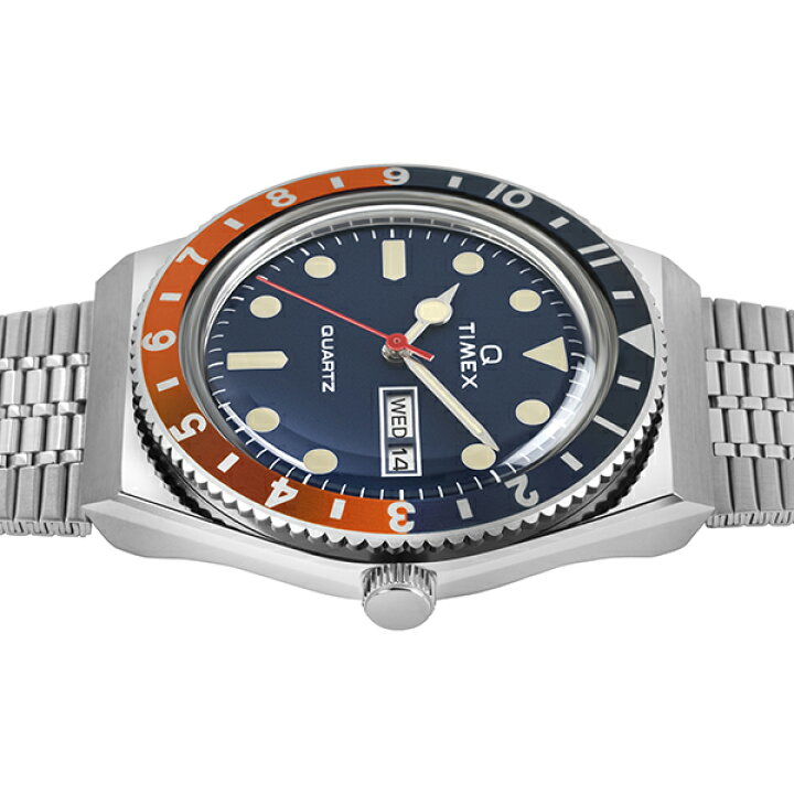 楽天市場】TIMEX TIMEX Q TW2U61100 ダイバーズルック オレンジ メンズ 