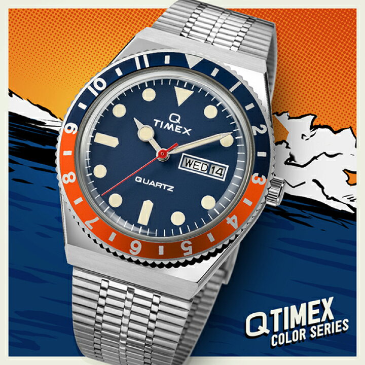 楽天市場】《TIMEX》 TIMEX Q TW2U61100 ダイバーズルック オレンジ 