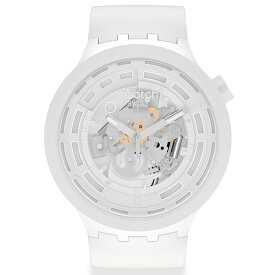 【SWATCH】BIG BOLD バイオセラミック SB03W100 C-WHITE ユニセックス