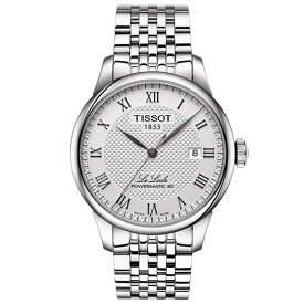 【TISSOT】ル・ロックル パワーマティック 80 T0064071103300 ホワイト 自動巻 メンズ