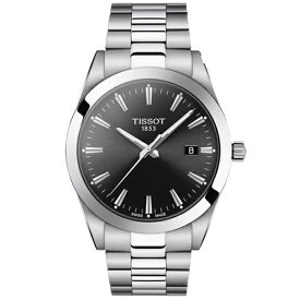 【TISSOT】ジェントルマン クォーツ T1274101105100 ブラック メンズ