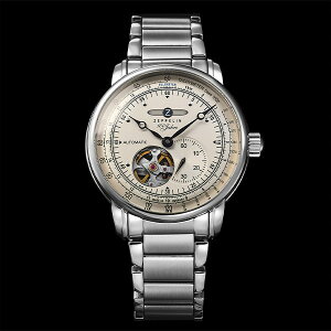 sZEPPELINt cFby 100 YEARS OPEN HEART AUTOMATIC 100NLOV[Y I[vn[g I[g}eBbN  7662-M1 Y
