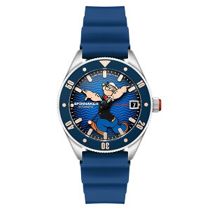 SPINNAKER �X�s�j�J�[ CHALLENGER AUTOMATIC POPEYE ANCHOR ARMS LIMITED EDITION �`�������W���[ �I�[�g�}�e�B�b�N �|�p�C �A���J�[ �A�[���Y ���~�e�b�h �G�f�B�V���� SP-5163-02 ������ �����Y