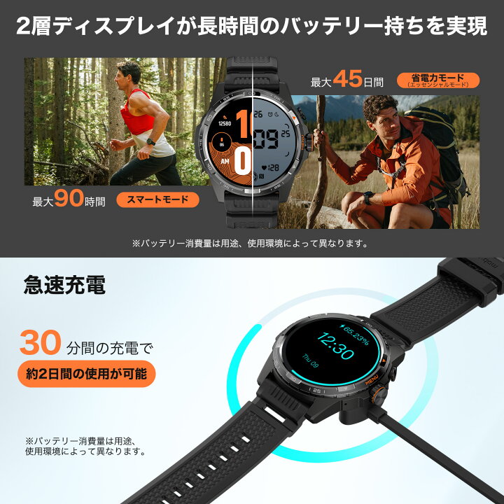 楽天市場】[楽天1位獲得]スマートウォッチ TicWatch Atlas 最新Wear OS 