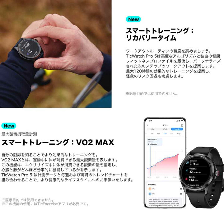 楽天市場】[楽天1位]スマートウォッチ TicWatch Pro5 Wear OS by 