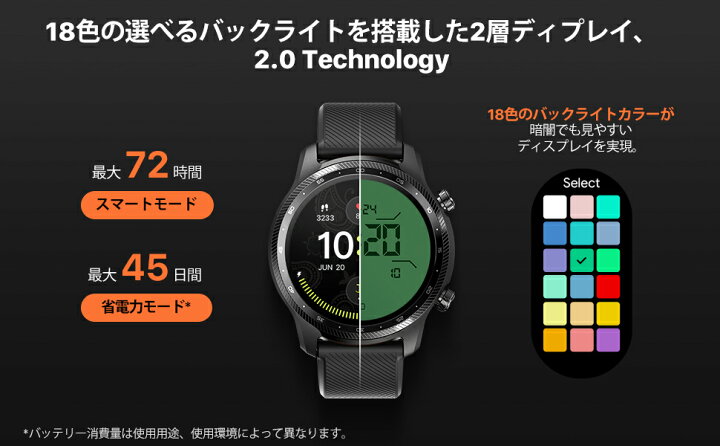 楽天市場】スマートウォッチ TicWatch Pro3 Ultra GPS 通話可能 通話  