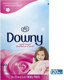 たっぷり120枚！商品代金9,800円以上で送料無料！【 Downy 】 ダウニーシート エイプリルフレッシュ 120枚入 乾燥機用 柔軟シート ドライヤーシート