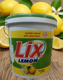 レモンパワーと衣類の白さに効果！洗浄力ピカイチ!!【 Lix 】リックス エクストラ 除菌 粉末洗剤 レモンの香り 4.5kg 大容量 メガサイズ ファミリーサイズ