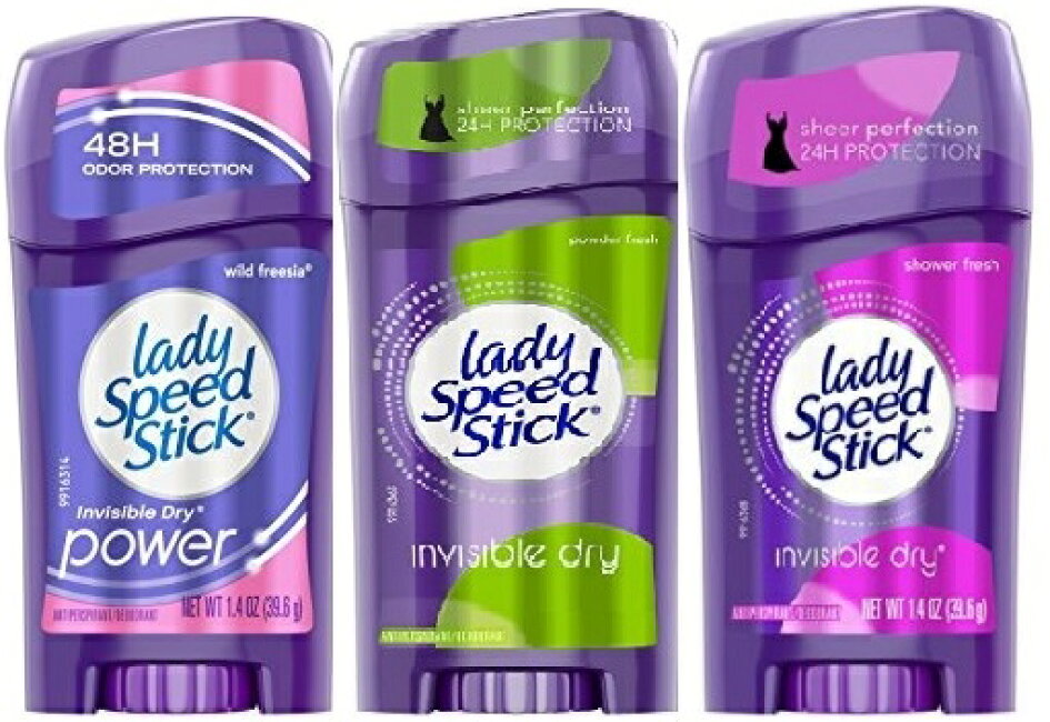 デオドラントLady Speed Stick2本シャワー・フレッシュ　関東圏発送