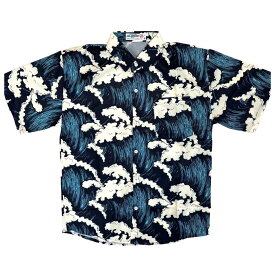 早い者勝ち！最大2,000円OFFクーポン配布中！沖縄 アロハシャツ 半袖 メンズ レディース 観光 お土産 ご当地Tシャツ 沖縄お土産 波 ASA-ARTWORKS アサアートワークス 新品