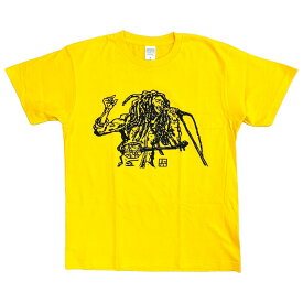沖縄 Tシャツ 観光 メンズ レディース レゲェ 三線 半袖 tシャツ イエロー 新品 S M L XL