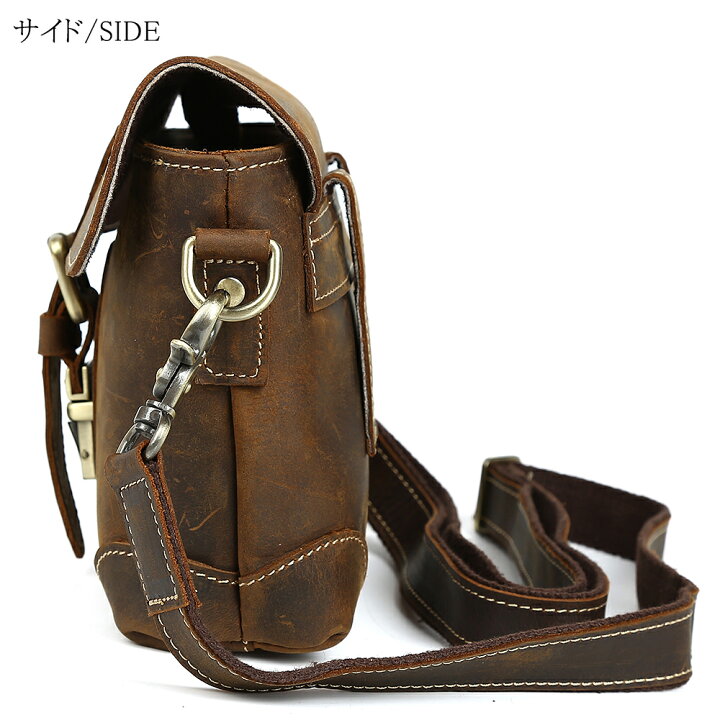 楽天市場】【楽天SS10％OFF】TIDING 本革 ウエストバッグ メンズ 2WAY 