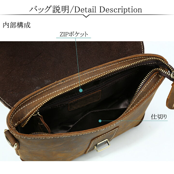 楽天市場】【楽天SS10％OFF】TIDING 本革 ウエストバッグ メンズ 2WAY 