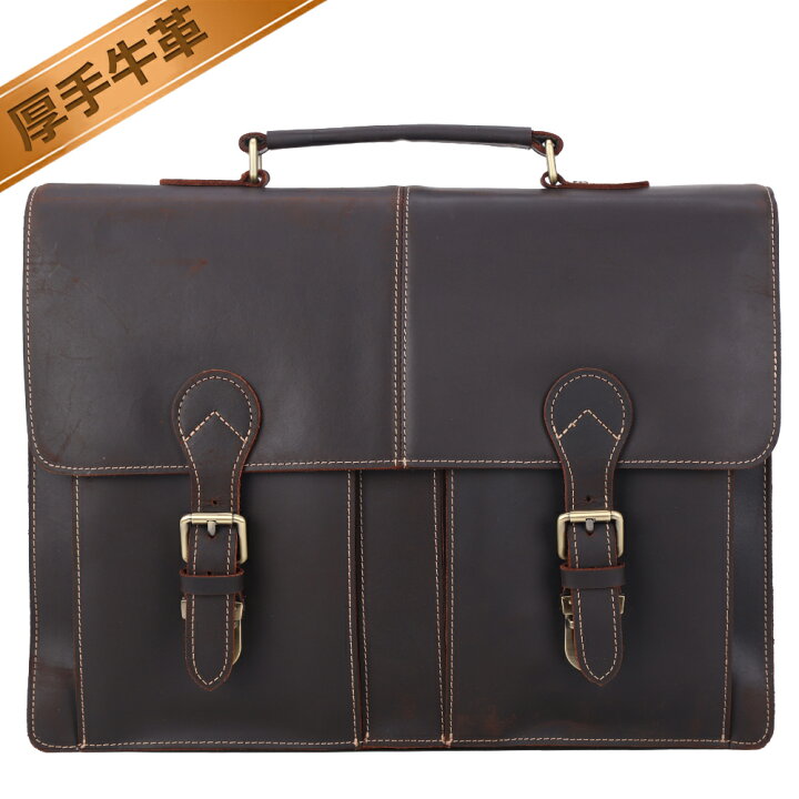楽天市場】【DEAL参加30%P】TIDING 本革 ビジネスバッグ メンズ 