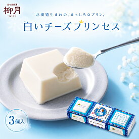 柳月 白いチーズプリンセス 3個入 北海道 お土産 チーズケーキ ミニ ケーキ 濃厚 スイーツ 焼き菓子 お菓子 銘菓 個包装 十勝 帯広 お取り寄せ ギフト プチギフト プレゼント 詰め合わせ