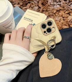 スマホケース 韓国 iPhone18pro iphone17 iPhone16 ケース iphone17pro iPhone18promax iphone16pro iphone15 iphone15pro iphone14 ケース 韓国 iphone14pro iphone13 iphone 18pro 18promax 17 16 15 14 12 pro plus promax ケース 韓国 ストラップ ハート レザー チャーム