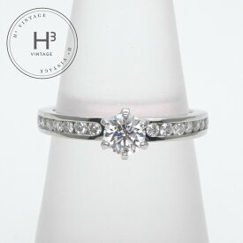 ティファニー TIFFANY&Co. エンゲージメント リング チャネル セット ダイヤモンド バンド プラチナ ハーフエタニティ ハーフサークル ティファニー セッティング リング 指輪 Pt950