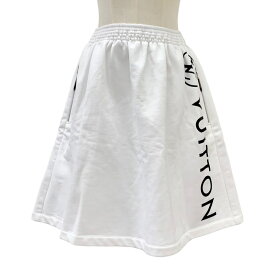 ルイヴィトン LOUIS VUITTON スカート ホワイト 白 シルバー 未使用 モノグラム ロゴ スカート ギフト プレゼント 送料無料