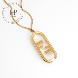 フェンディ FENDI オーロック ネックレス ゴールド パール ギフト プレゼント 送料無料