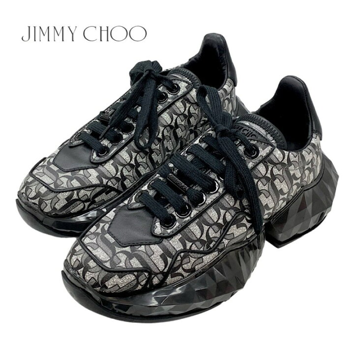 楽天市場】未使用 ジミーチュウ JIMMY CHOO ダイヤモンド スニーカー  