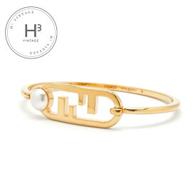 フェンディ FENDI オーロック ブレスレット バングル パール ゴールド ギフト プレゼント 送料無料