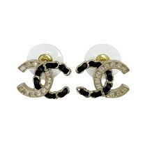 楽天市場】CHANEL ピアス ブラックの通販