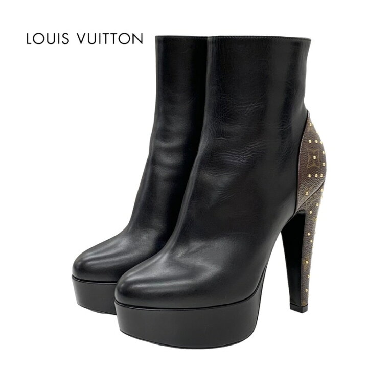 楽天市場】ルイヴィトン LOUIS VUITTON ブーツ ショートブーツ 