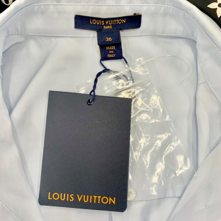 楽天市場】未使用 ルイヴィトン LOUIS VUITTON ワンピース シャツ  