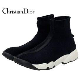 クリスチャンディオール CHRISTIAN DIOR スニーカー ソックススニーカー 靴 シューズ ロゴ ファブリック ブラック 黒 ギフト プレゼント 送料無料