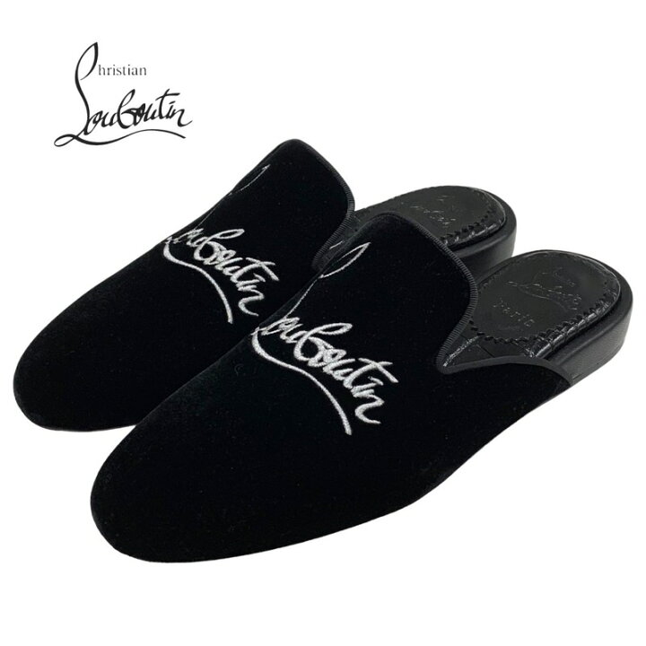 楽天市場】未使用 クリスチャンルブタン Christian Louboutin NAVY  