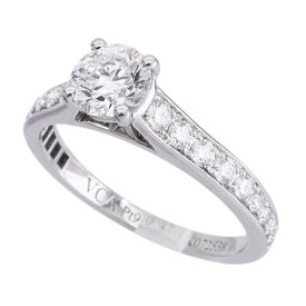 ヴァンクリーフ&アーペル Van Cleef & Arpels ダイヤ リング ダイヤモンド 婚約指輪 エンゲージリング ロマンス