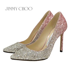 ジミーチュウ JIMMY CHOO パンプス パーティーシューズ 靴 シューズ グラデーション グリッター ピンク シルバー ギフト プレゼント 送料無料