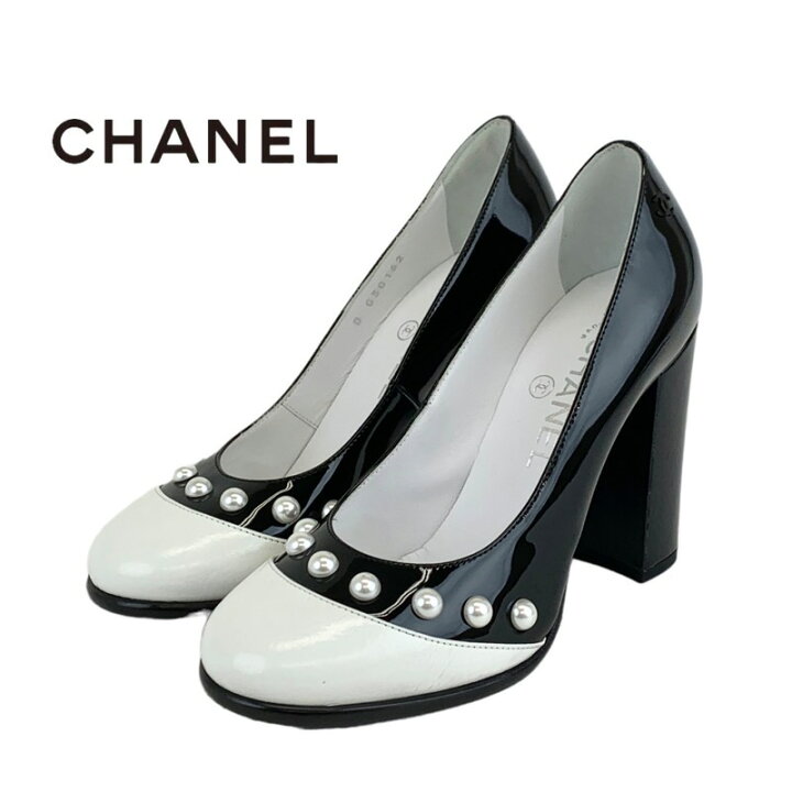 楽天市場】シャネル CHANEL パンプス 靴 シューズ パテント レザー 