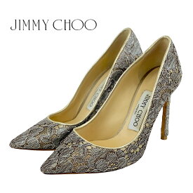 ジミーチュウ JIMMY CHOO パンプス 靴 シューズ レース シルバー ゴールド パーティーシューズ ウェディングシューズ