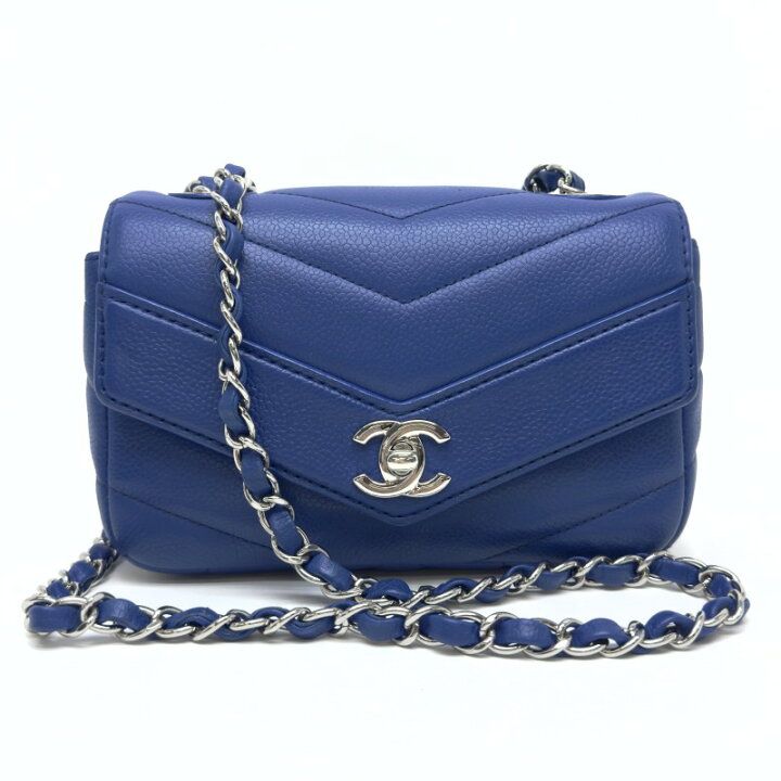 楽天市場】シャネル CHANEL シェブロン Vステッチ ミニマトラッセ 